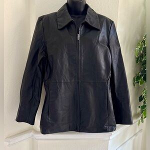 Sonoma Women's Black Leather Jacket